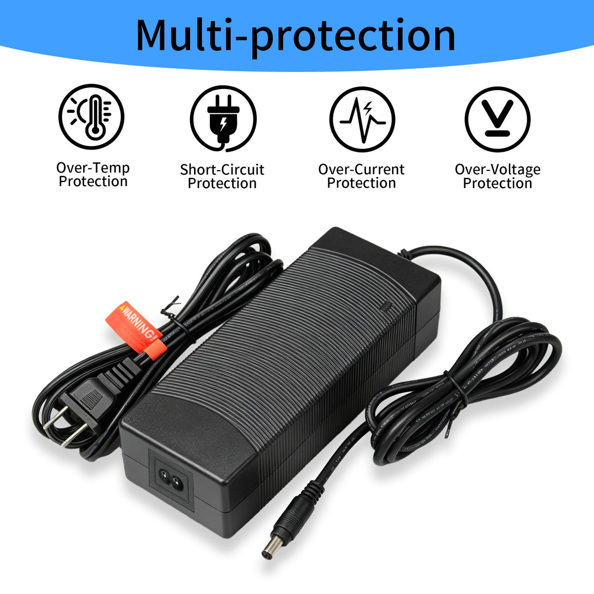 42V 2A Lithium Battery Charger with 3 Connectors C932074