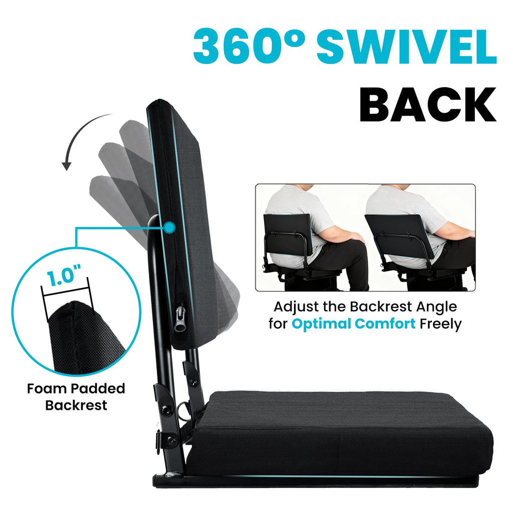 Foldable Padded Stadium Seats with Back Support H2720