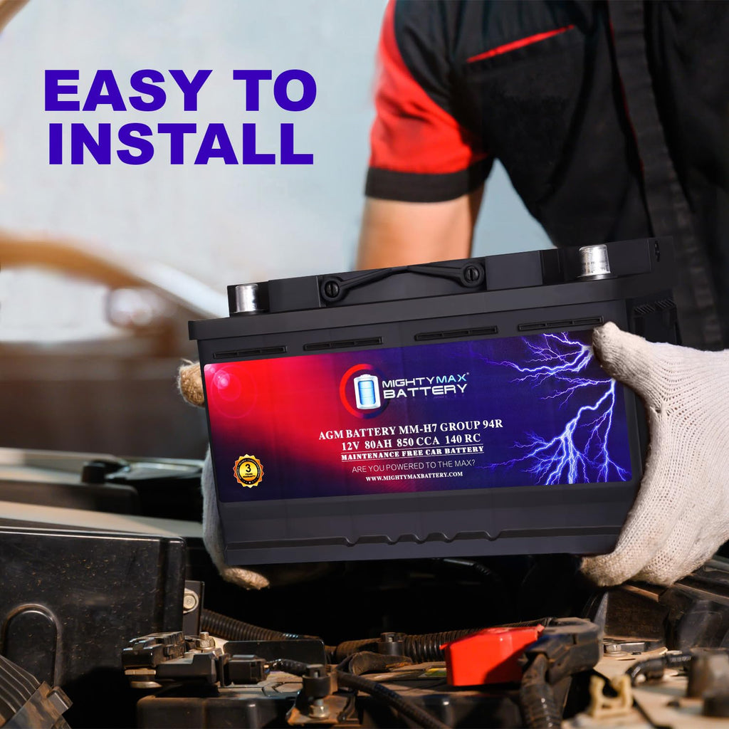 12V 80AH 850 CCA Replacement Battery U9488