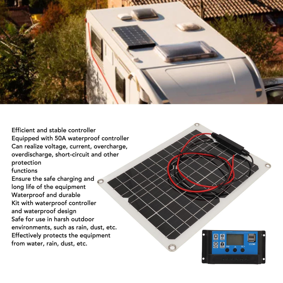 300W Solar Panel Kit with Controller K775420