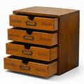 Modular Stackable 4 Drawer Wood Storage Box C30787