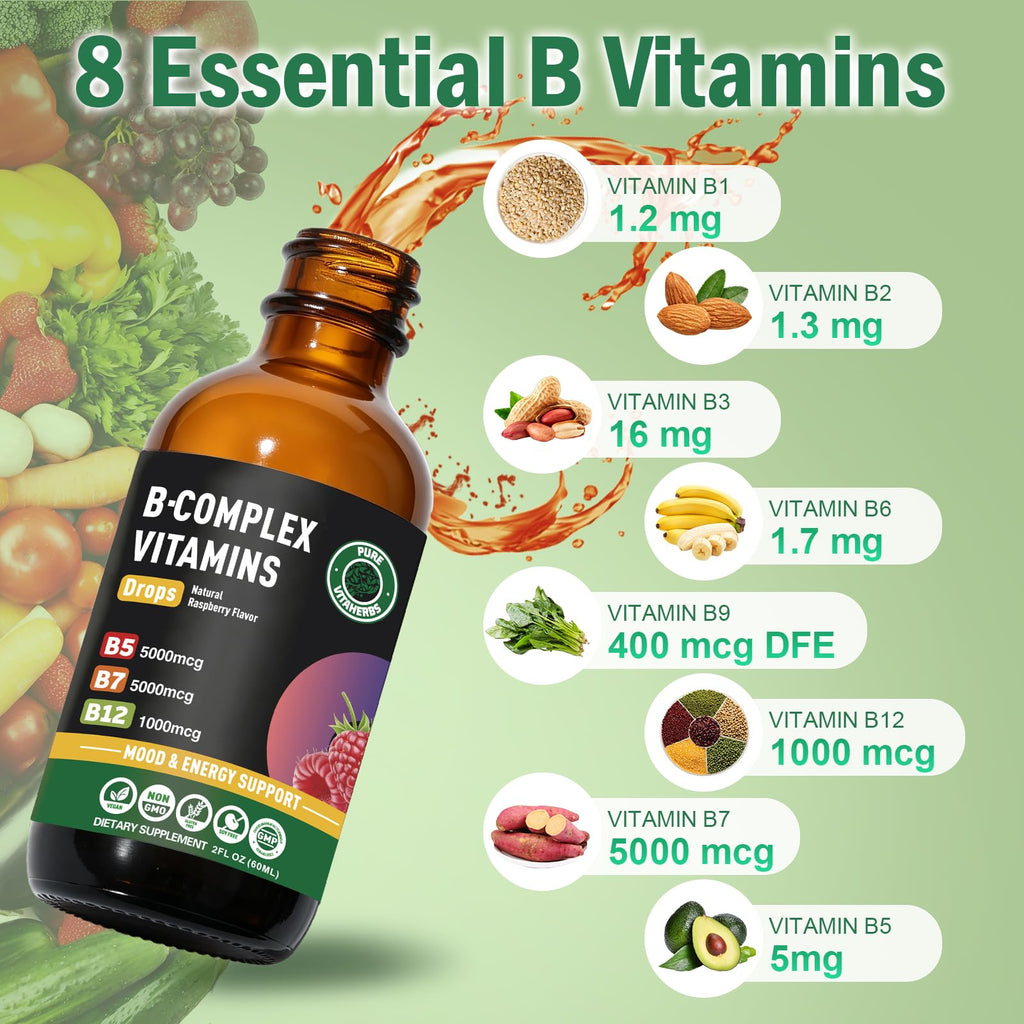 B-Complex & Biotin Drops 2 Fl Oz N90741