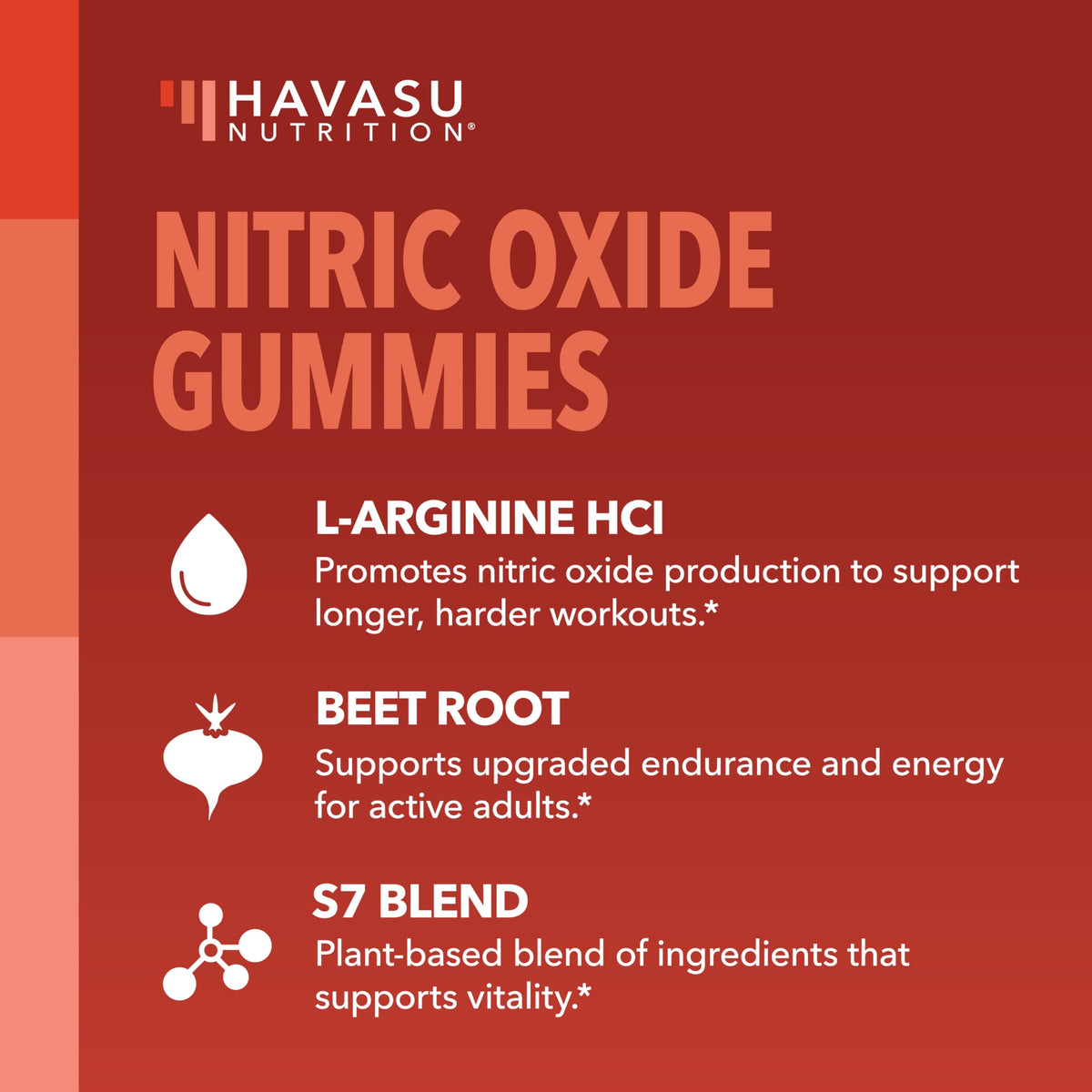 Beet Root Gummies with L-Arginine, 90 Count Z931
