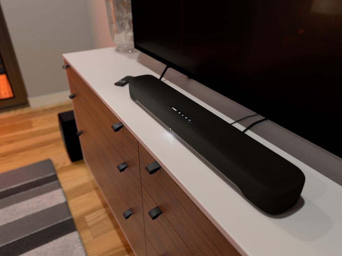 Compact Sound Bar with Wireless Subwoofer and Bluetooth, Black X322836