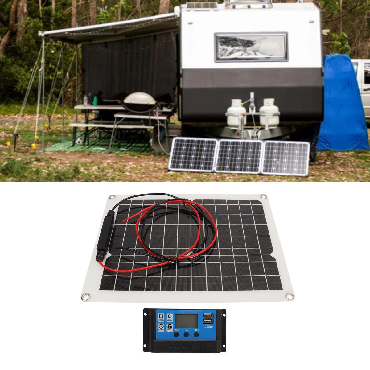 300W Solar Panel Kit with Controller K775420