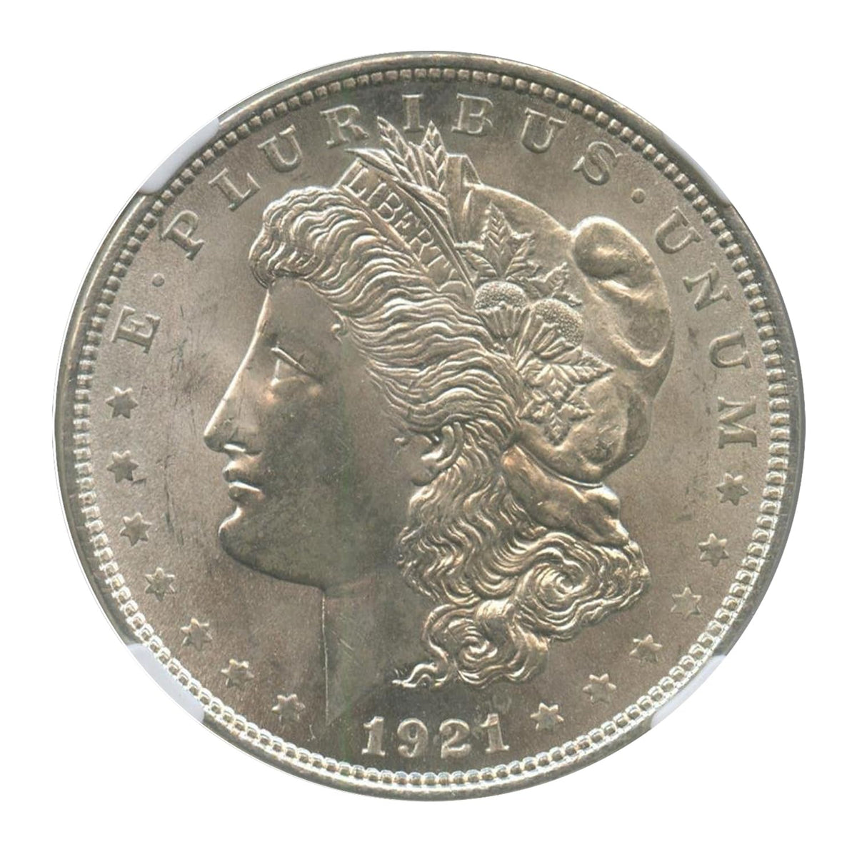 1921 Morgan Dollar 90% Silver Coin Q82498