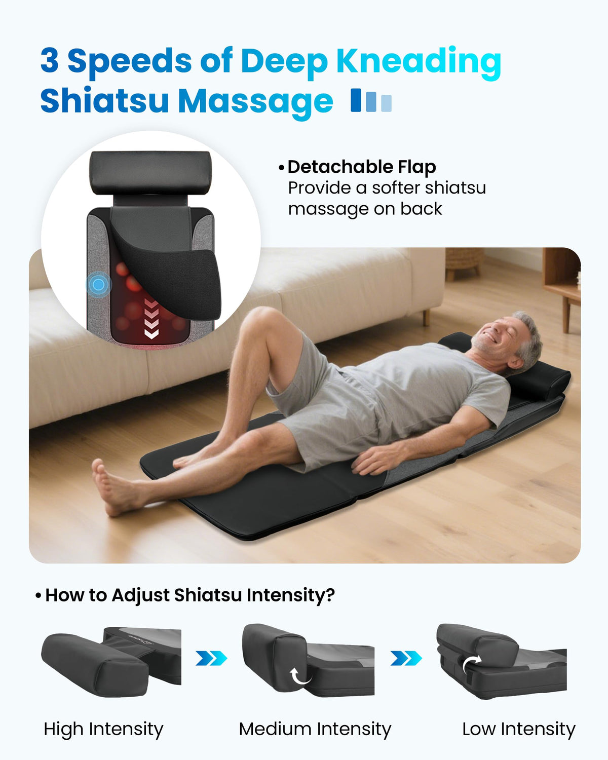 Graphene Heating Full Body Massage Mat with Heat N263913