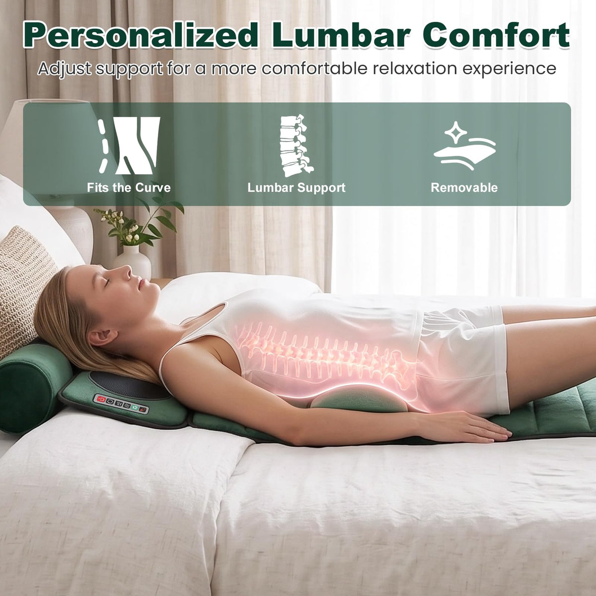 Vibrating Heating Full Body Massage Mat L122275