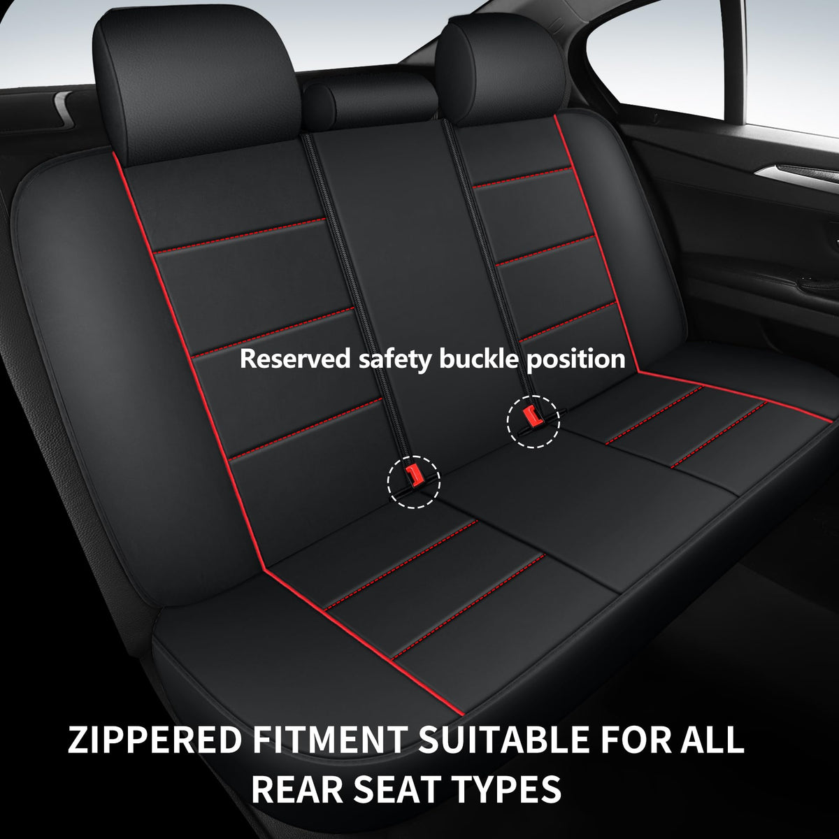 Waterproof Faux Leather Car Seat Cover A5387