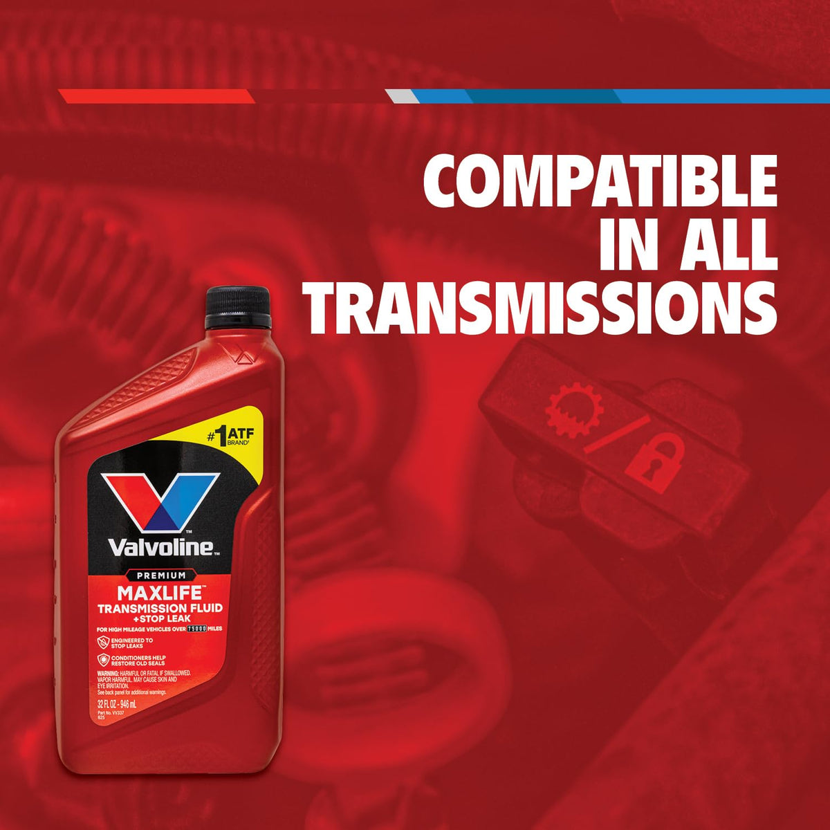 32oz Stop Leak Automatic Transmission Fluid P61349