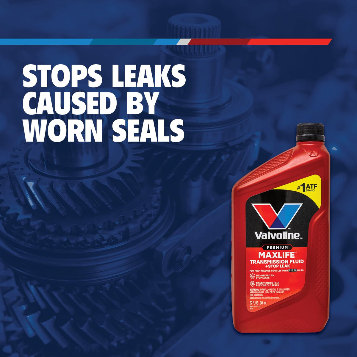 32oz Stop Leak Automatic Transmission Fluid P61349