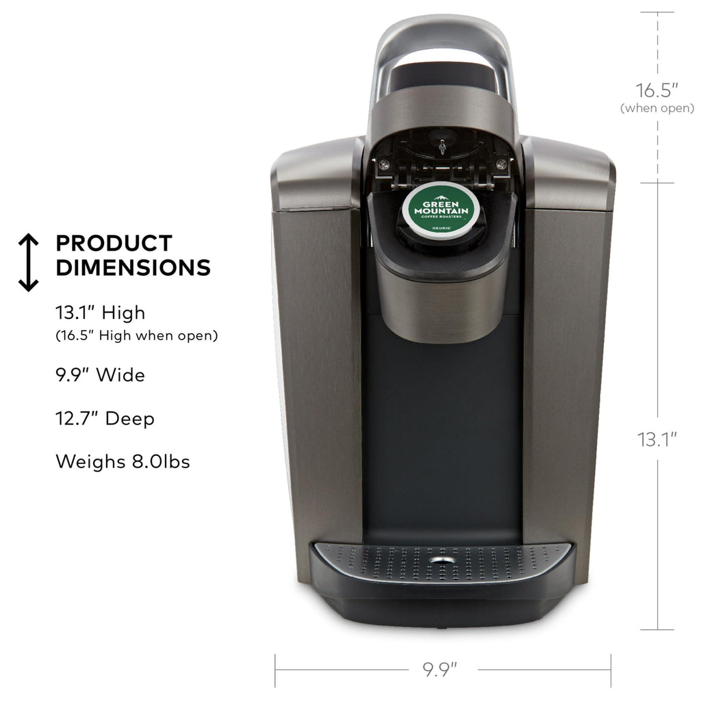 Single Serve K-Cup Pod Coffee Maker, 8 to 12oz Brew Size, Programmable E6976