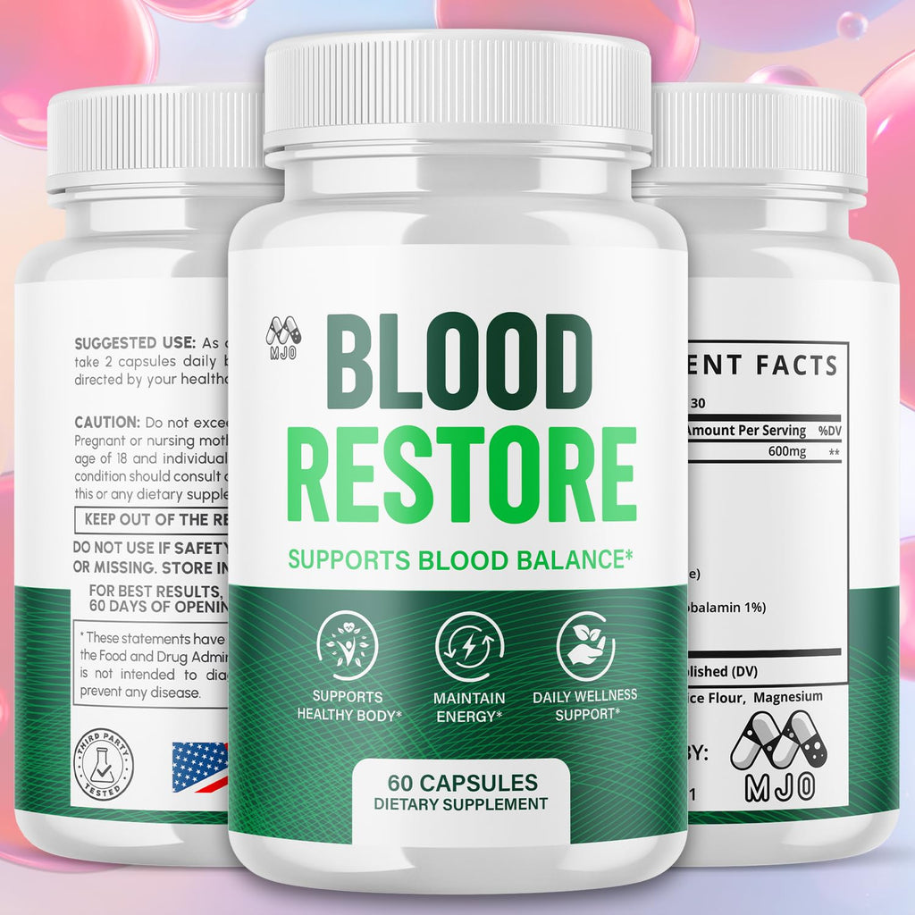 All Natural Blood Health Support Capsules 60 Capsules P170