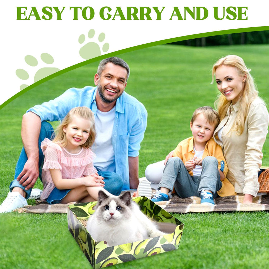 30 PCS Foldable Waterproof Cat Litter Boxes H654369