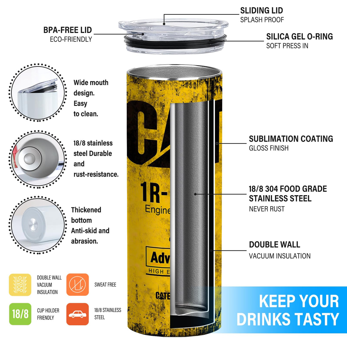 Yellow Tumbler U897