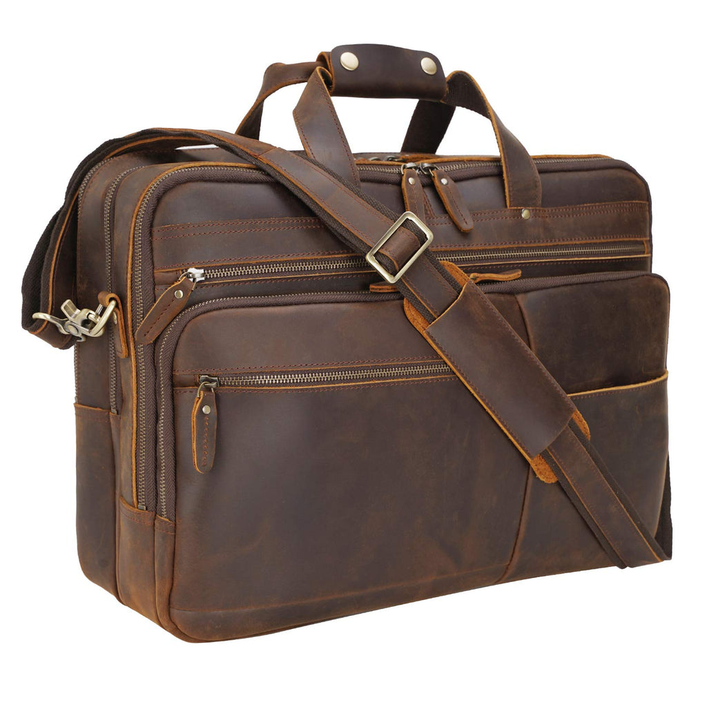 X-Large Full Grain Leather Briefcase L36003