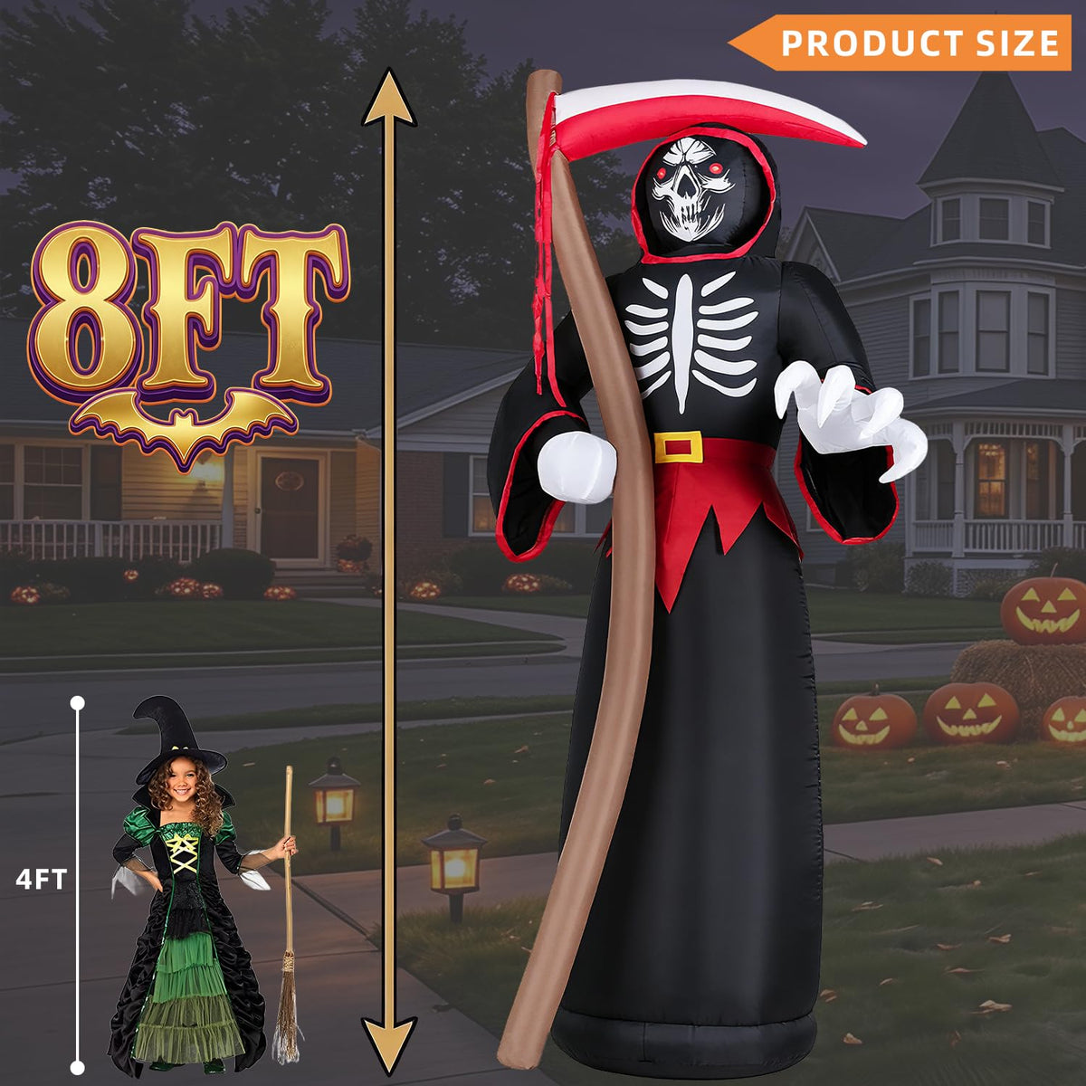 8FT LED Inflatable Outdoor Yard Decor B657222
