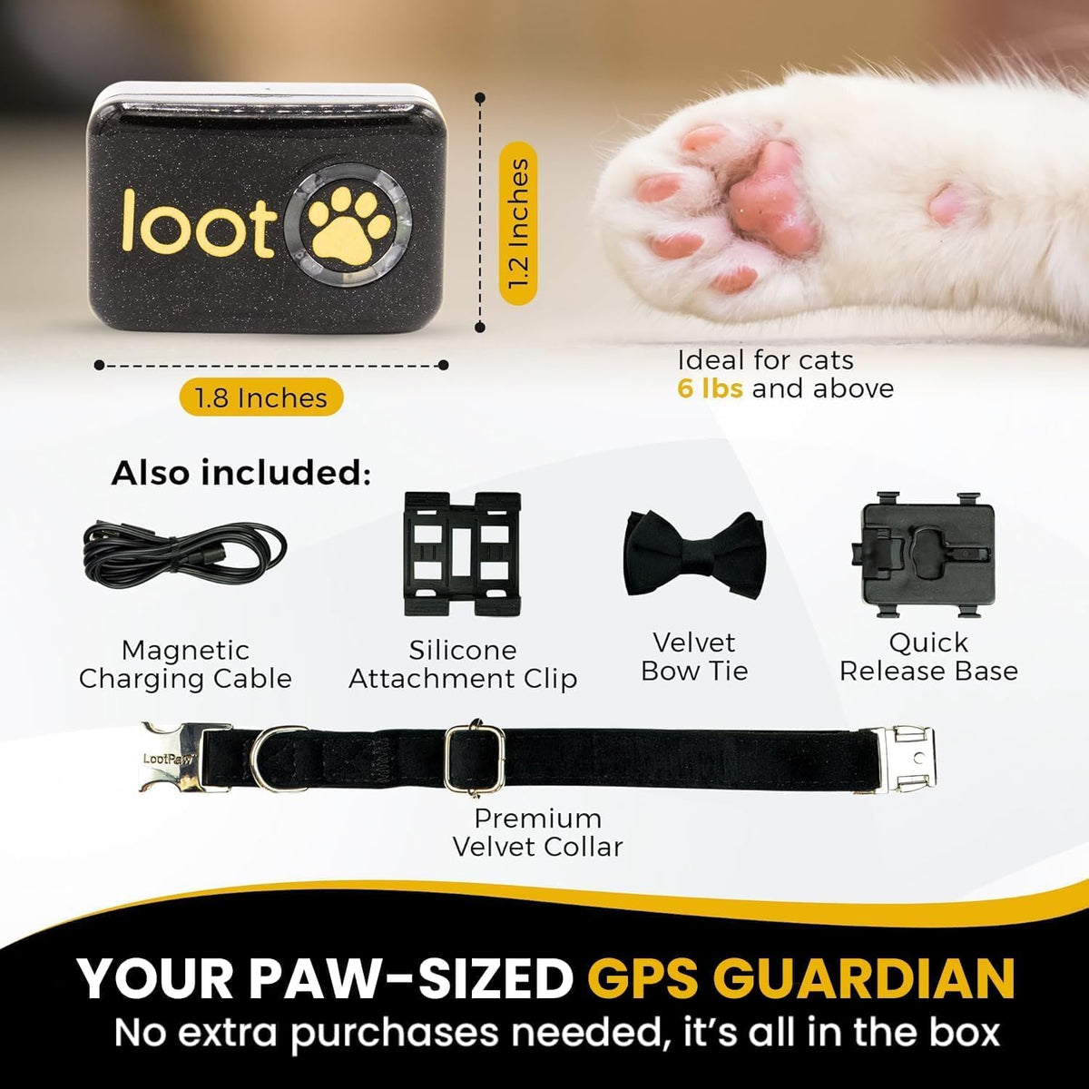 GPS Cat Tracker Collar D708201