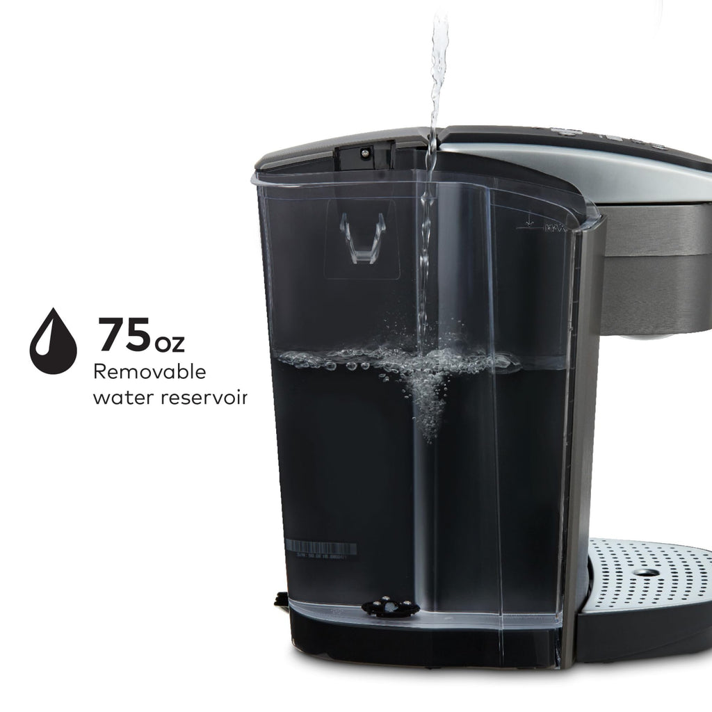 Single Serve K-Cup Pod Coffee Maker, 8 to 12oz Brew Size, Programmable E6976