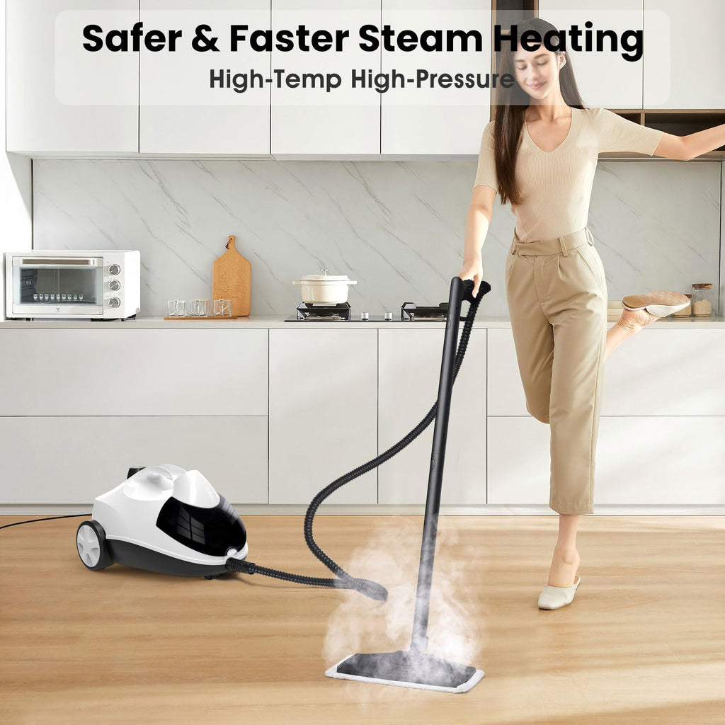 1.5L 6-in-1 Steam Cleaner with 8 Accessories Z9122