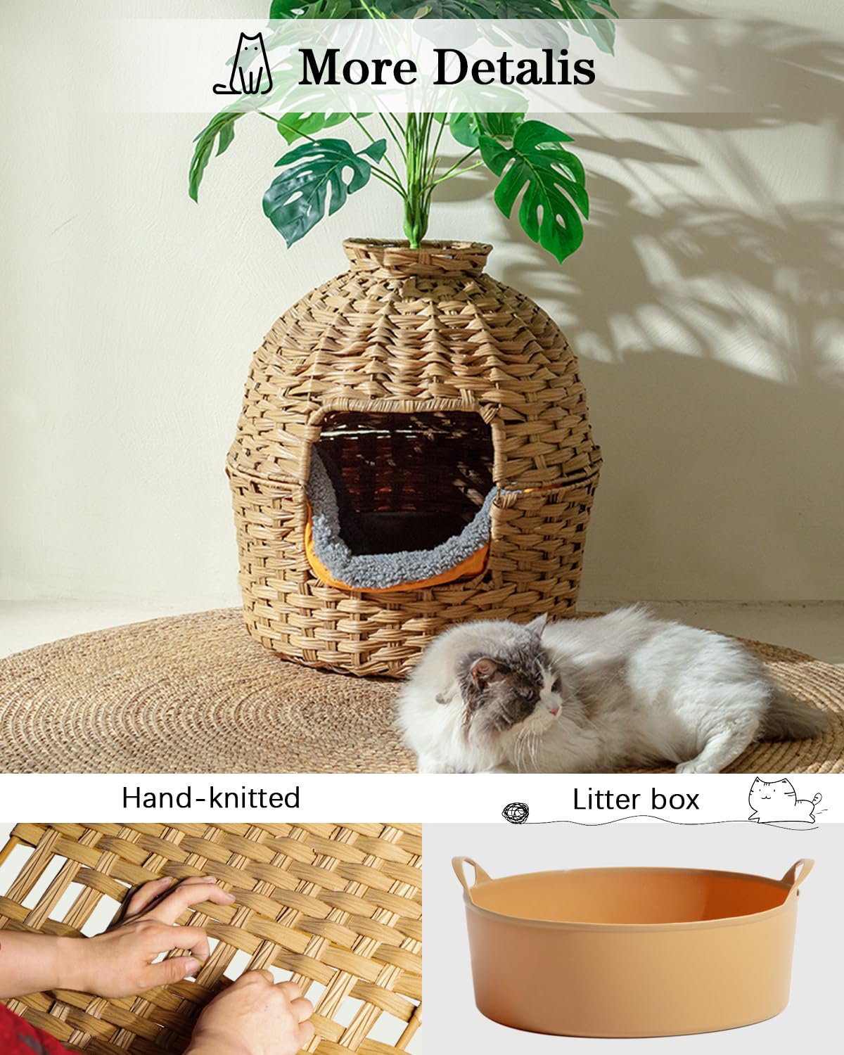 Cat Litter Box Enclosure D365