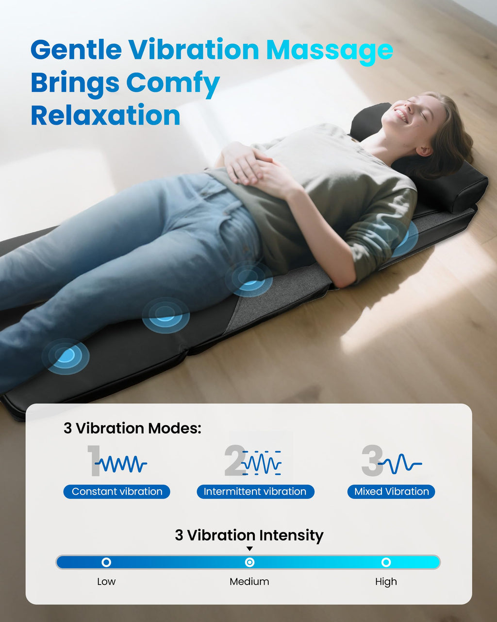Graphene Heating Full Body Massage Mat with Heat N263913