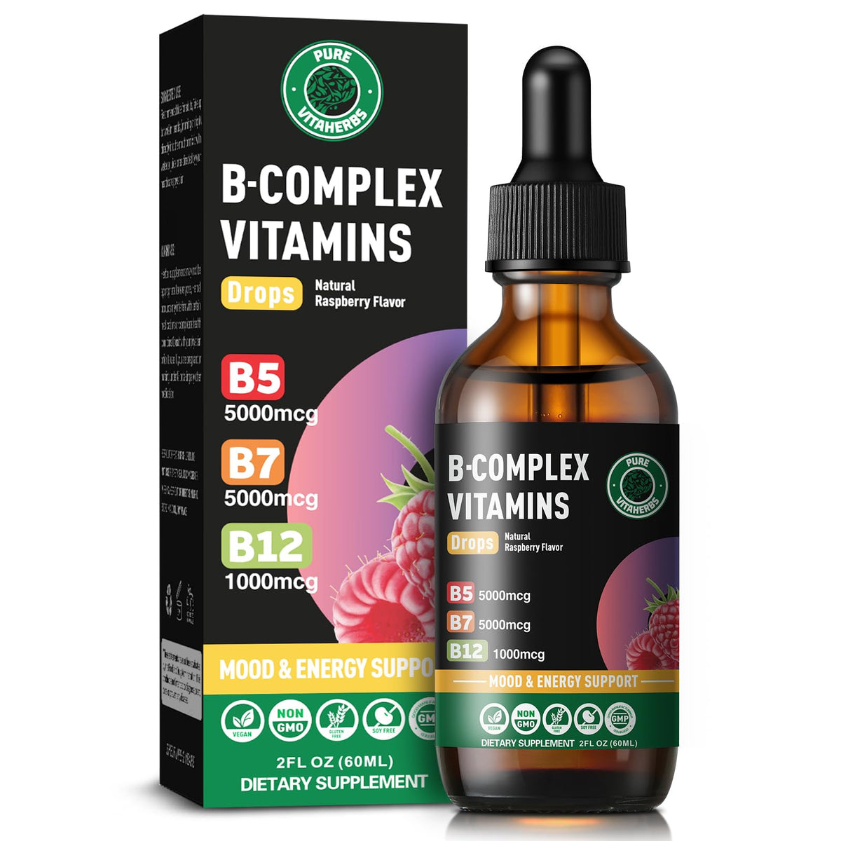 B-Complex & Biotin Drops 2 Fl Oz N90741