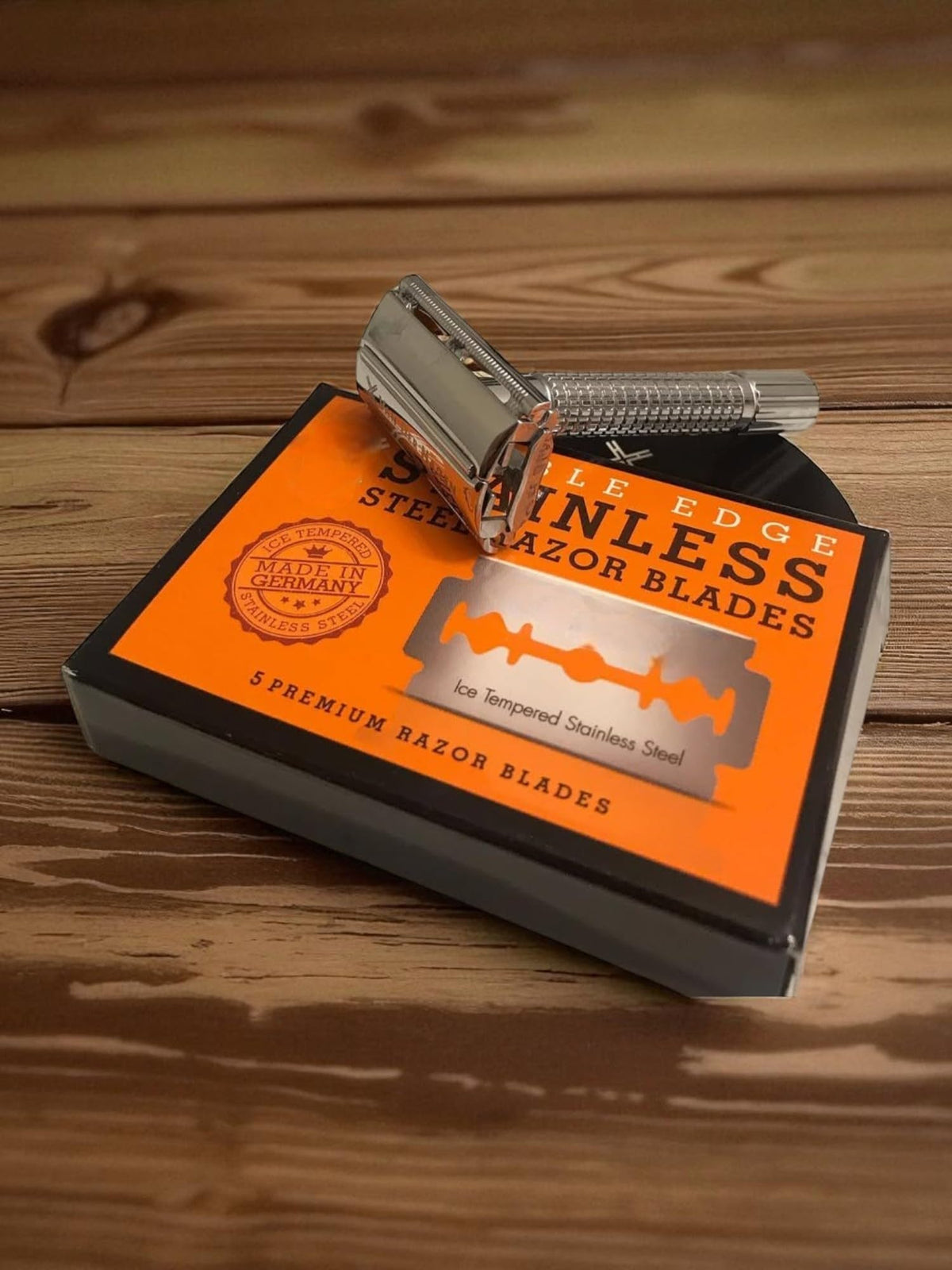Double Edge Safety Razor Blades, 5 Count Stainless Steel P2771