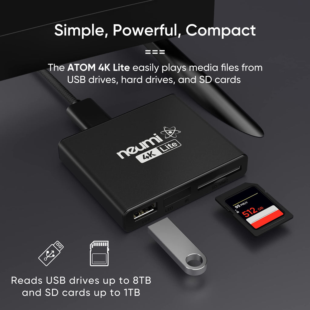 4K Media Player for USB Drives and SD Cards F329