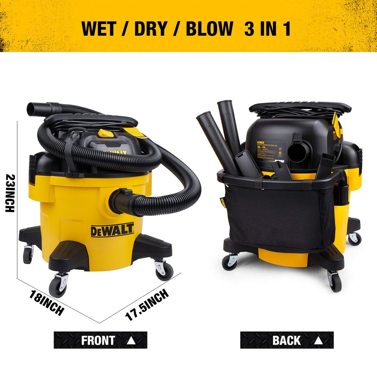 10 Gallon Wet Dry Shop Vacuum with Attachments W907248
