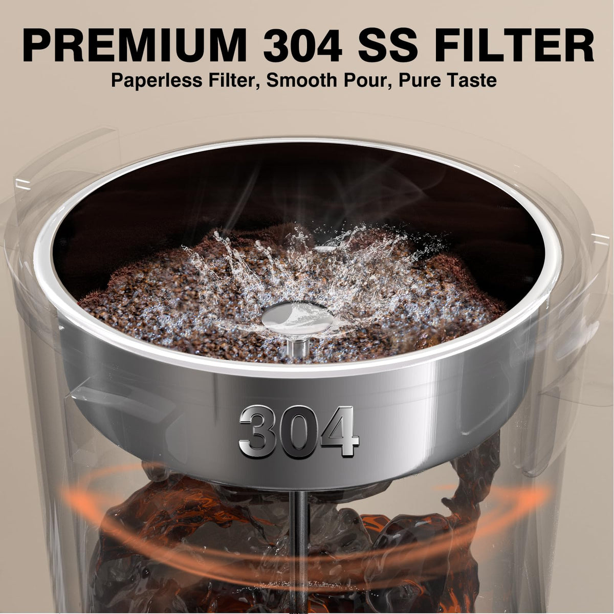 110-Cup Stainless Steel Commercial Coffee Urn T5776