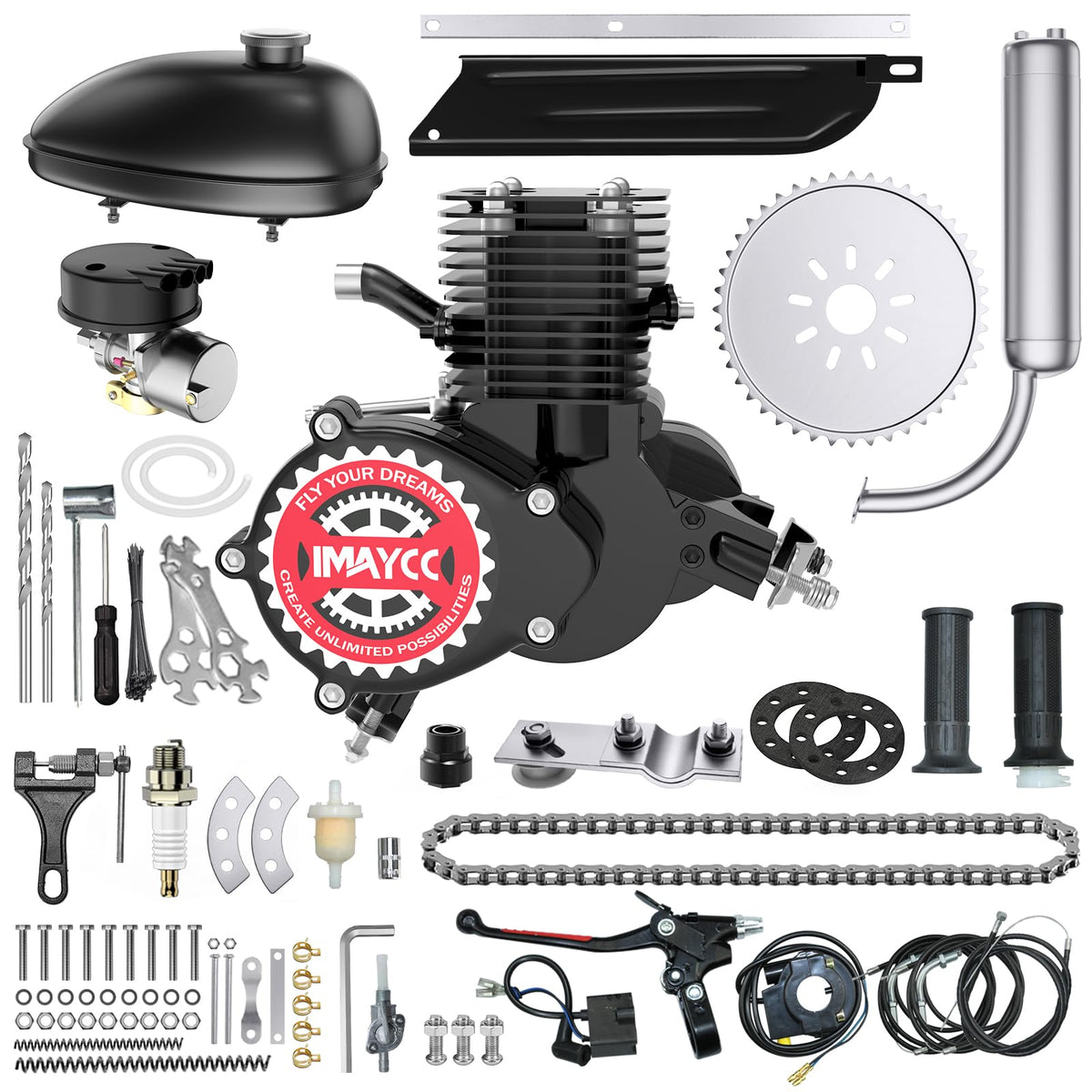 100cc 2 Stroke Gas Bike Motor Kit A9141