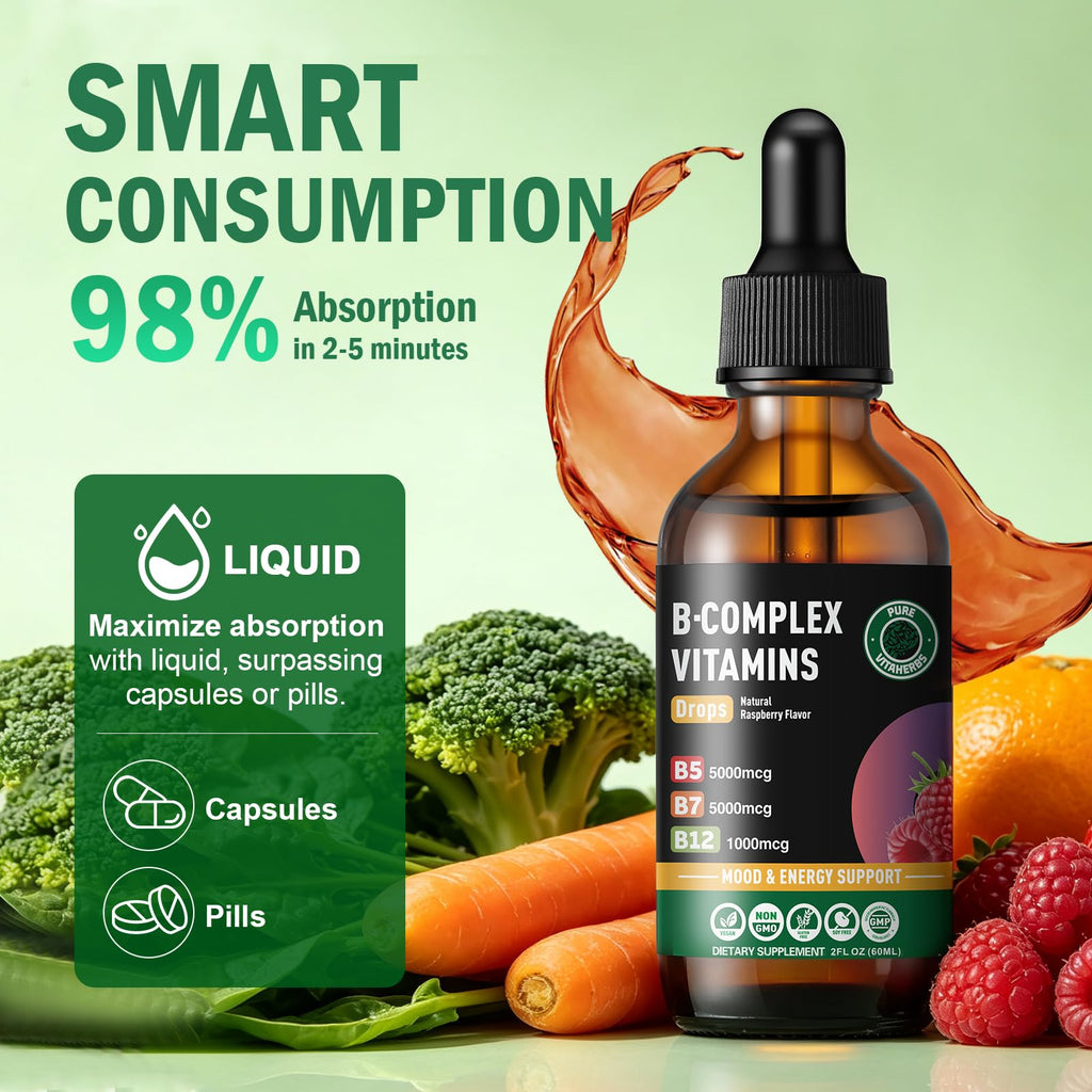B-Complex & Biotin Drops 2 Fl Oz N90741