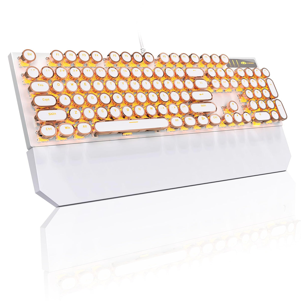 Wired Mechanical Gaming Keyboard with Magnetic Wrist Rest R714857