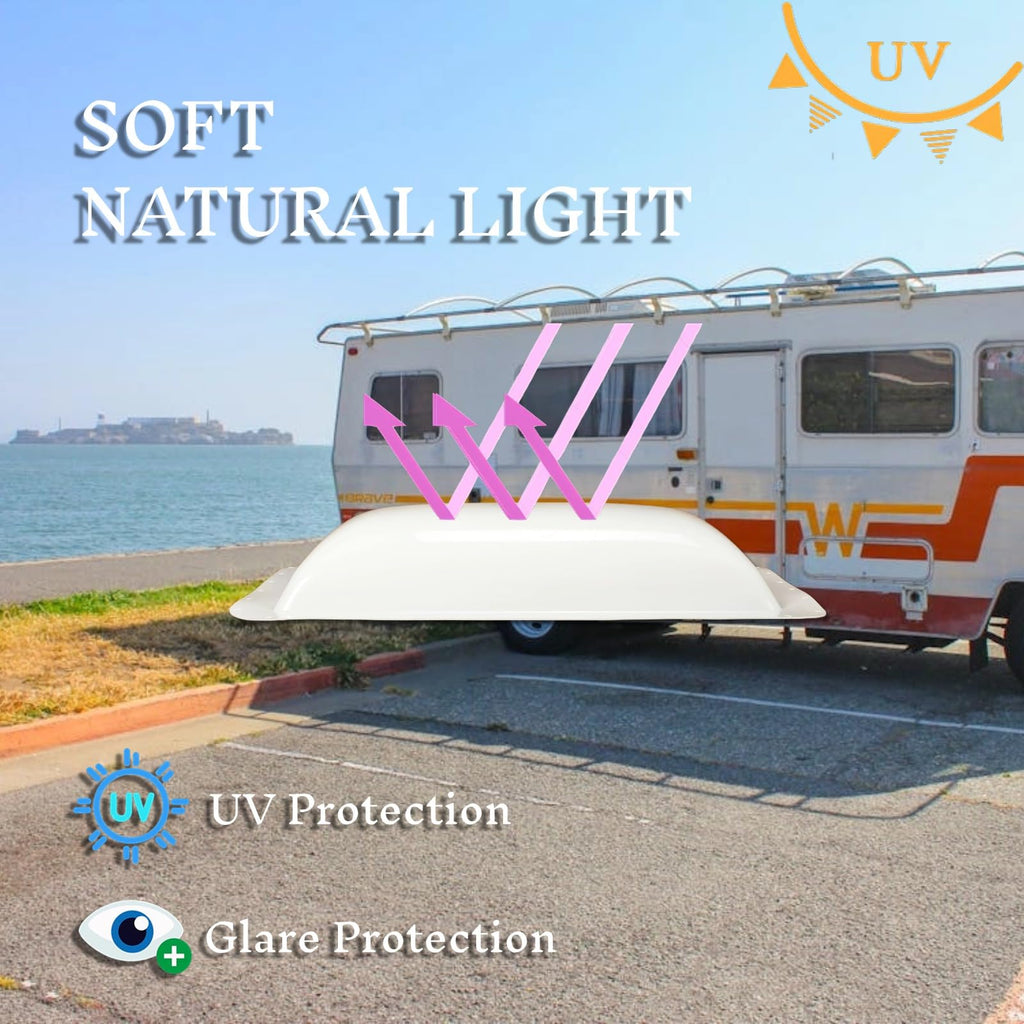 18" x 26" White RV Skylight Replacement L2808