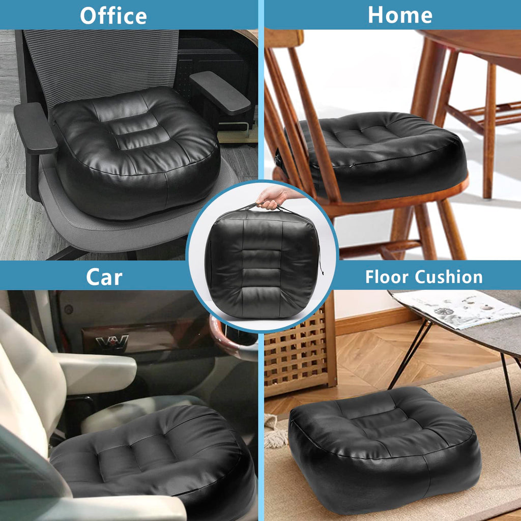 6 Inch Leather Car Booster Seat Cushion I3695