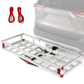 Aluminum Hitch Mount Cargo Carrier with 9" Side Rails, 500 lbs Capacity J496