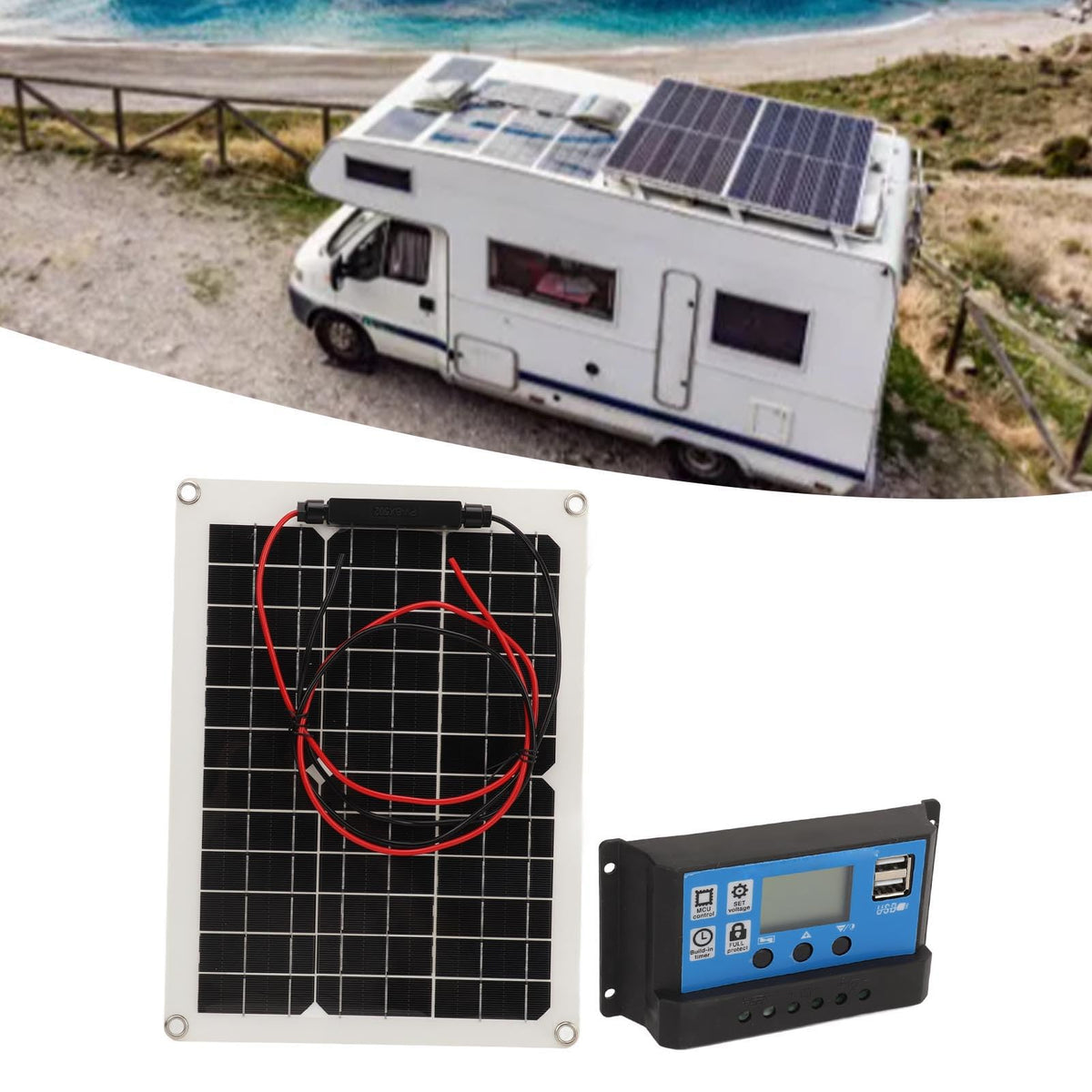 300W Solar Panel Kit with Controller K775420