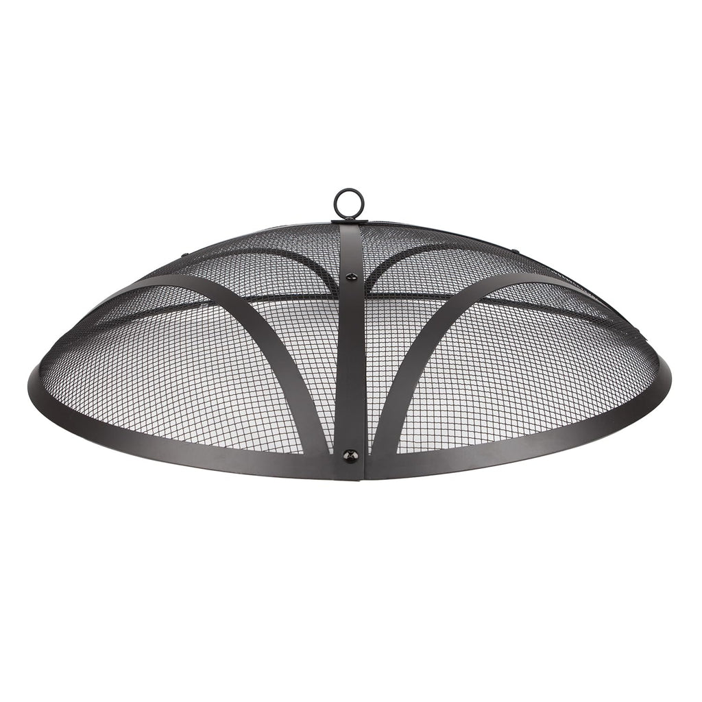 32In Reinforced Steel Round Fire Pit Screen Cover Y2037