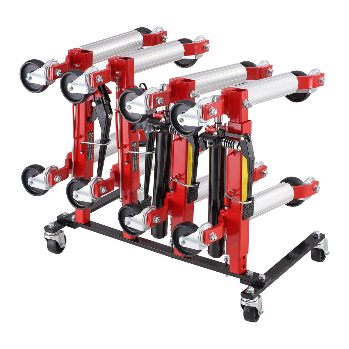 Car Dolly Rack with 360° Rotatable Wheels, 4-Dolly Capacity E805516