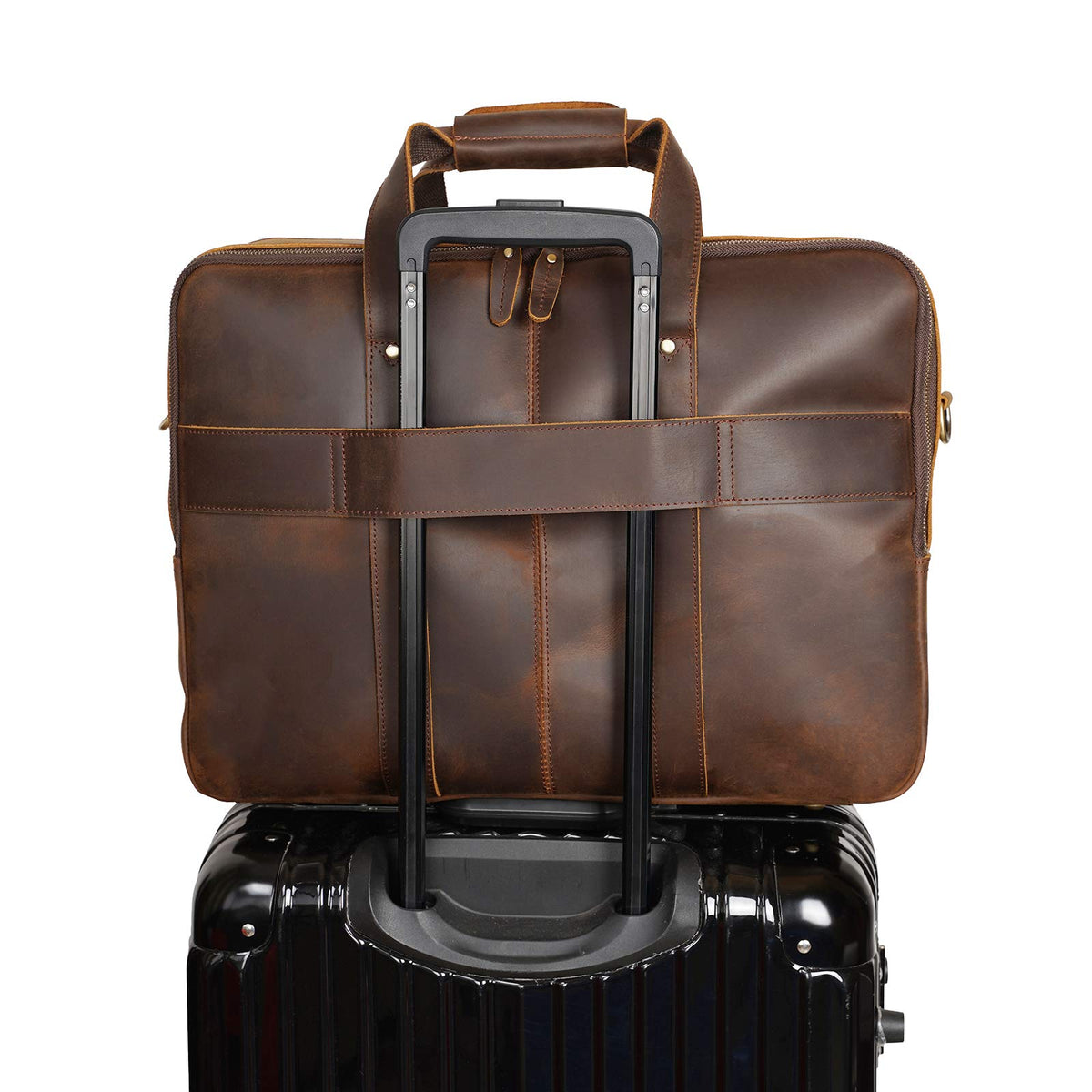 X-Large Full Grain Leather Briefcase L36003