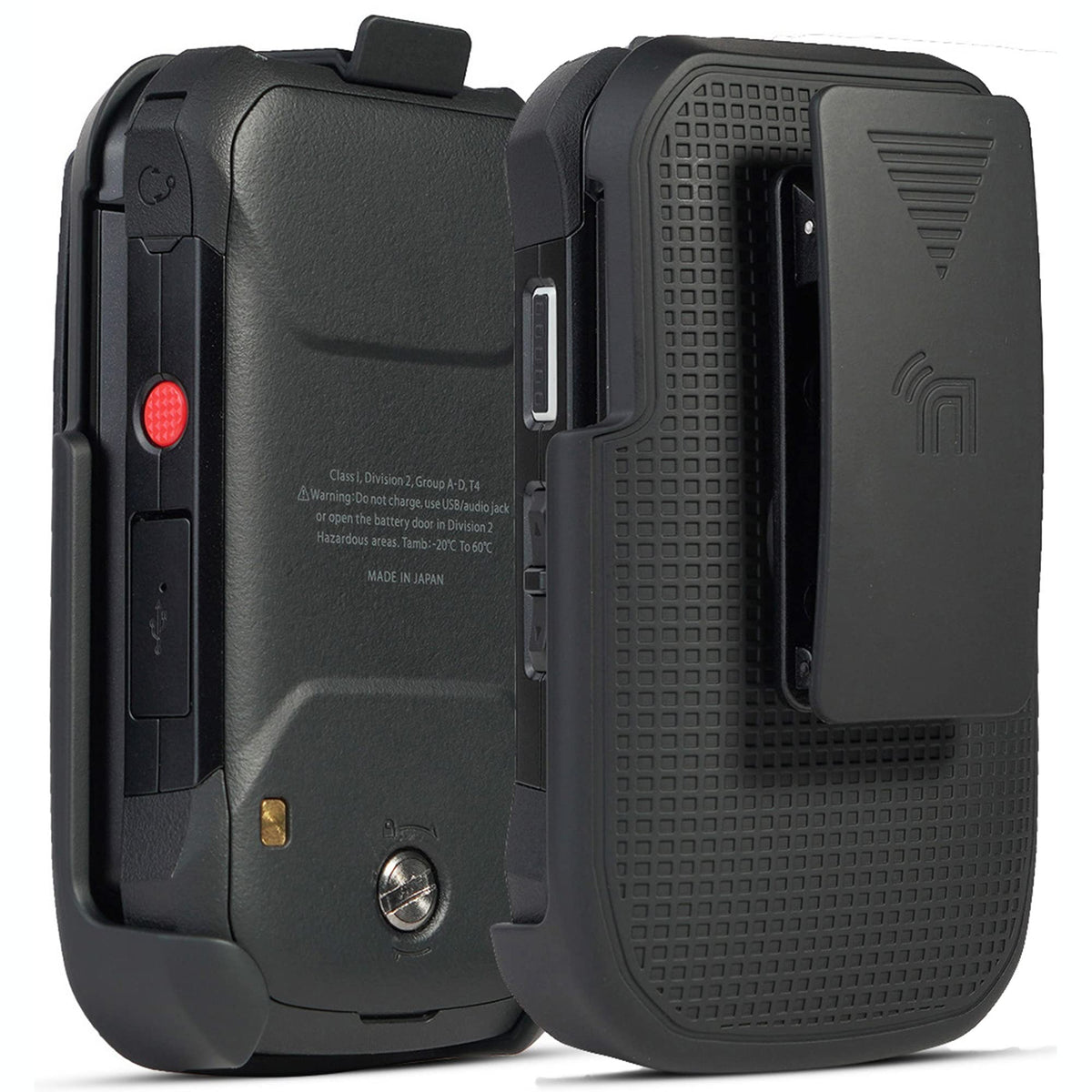 Black Rugged Flip Phone W500606