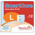 Adult Diapers with Tabs, Large, 12 Ct S35100