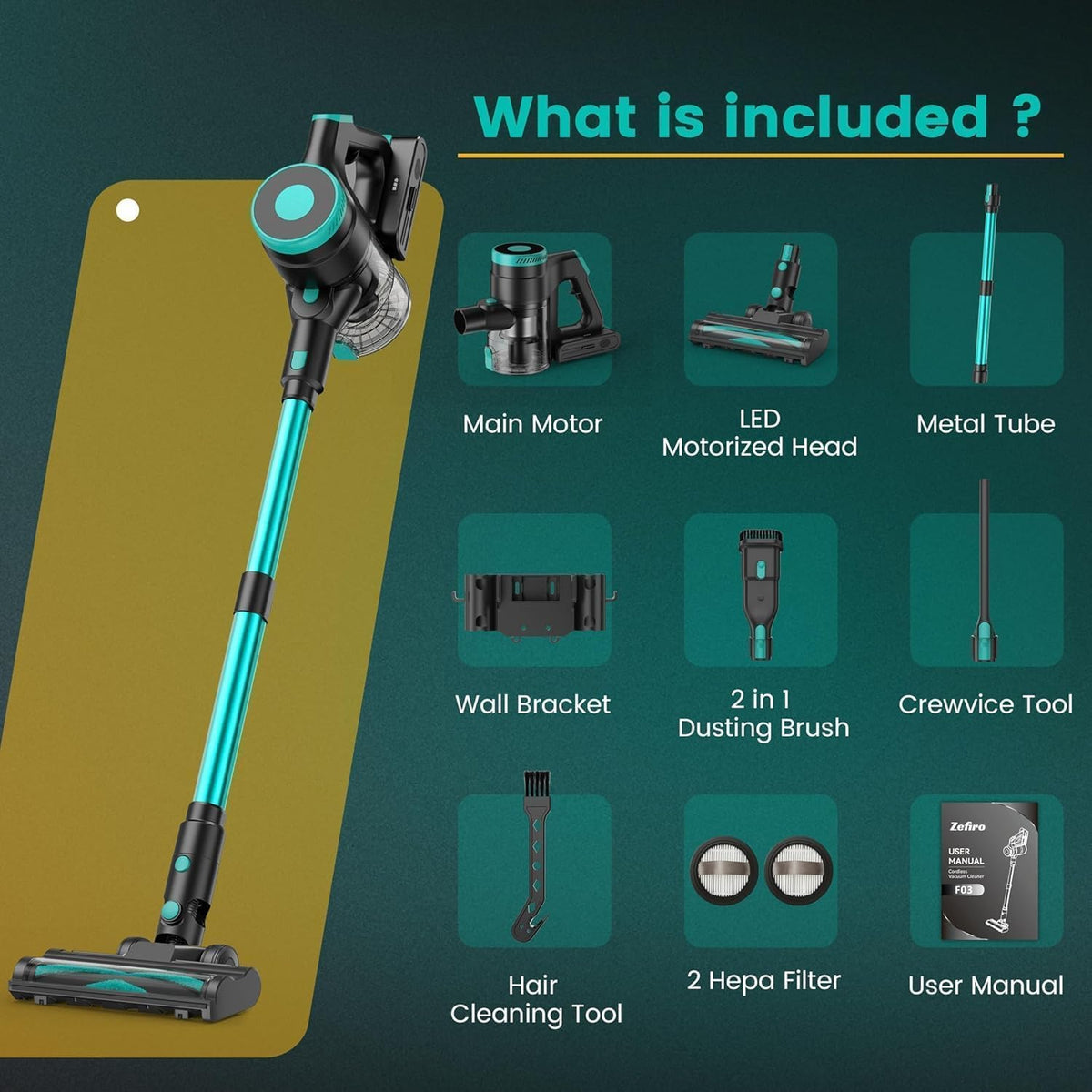 Cordless Stick Vacuum Cleaner X113995