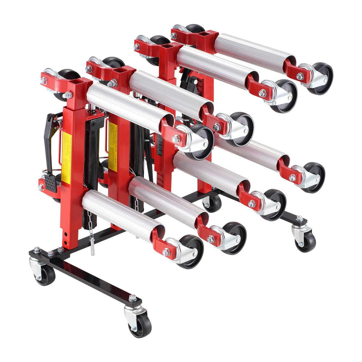 Car Dolly Rack with 360° Rotatable Wheels, 4-Dolly Capacity E805516