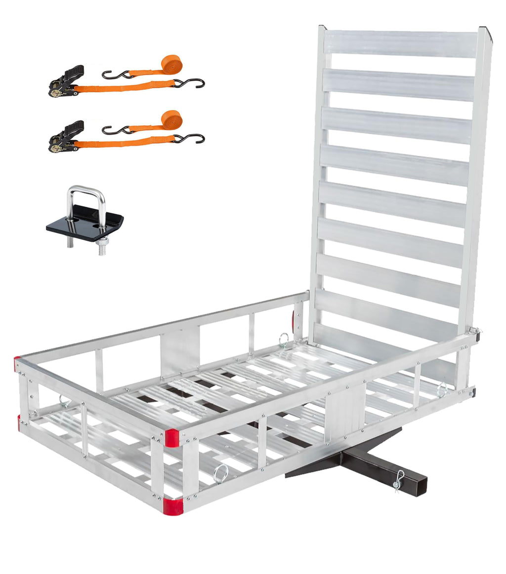 Aluminum Hitch Mount Wheelchair Carrier with 47" Ramp P9941