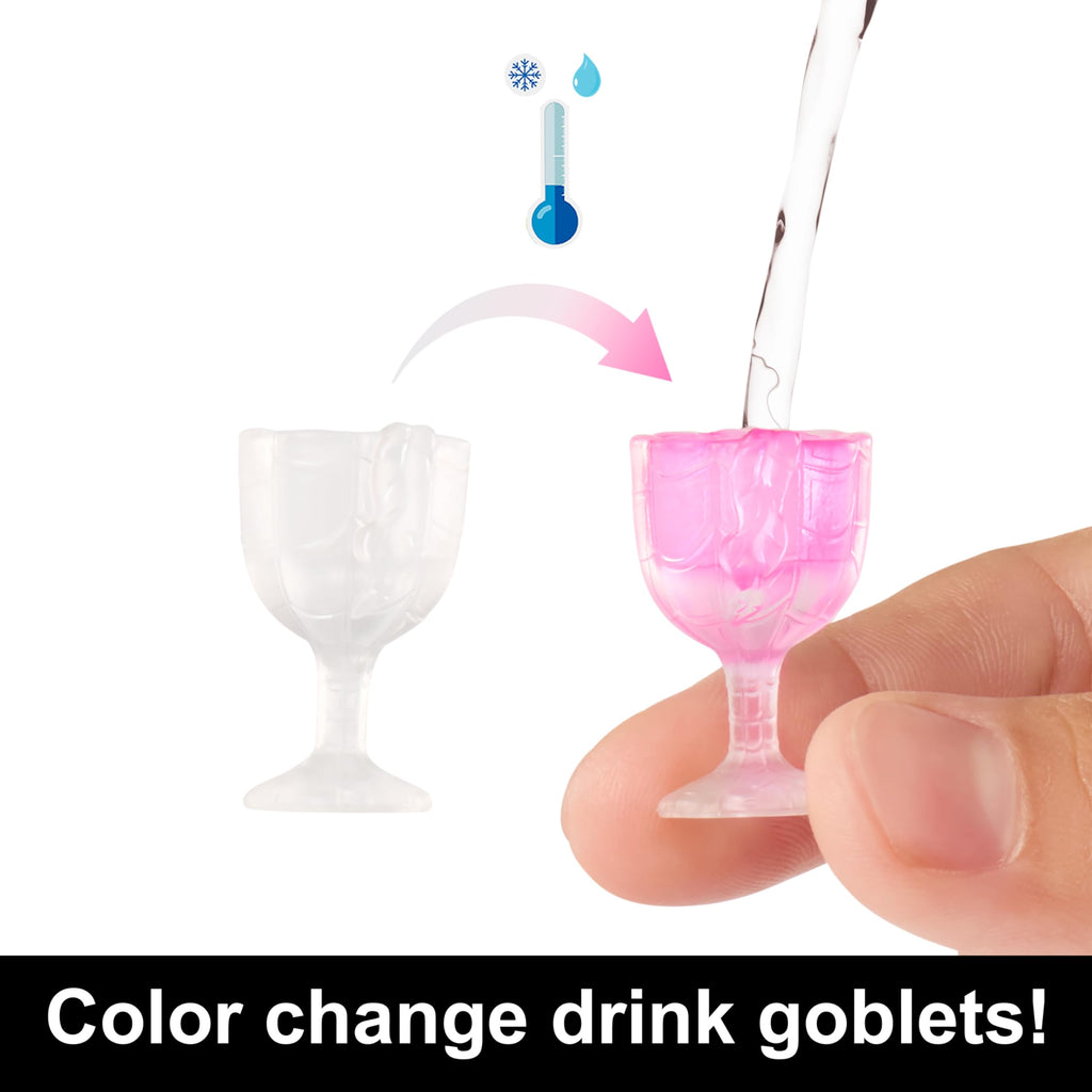 Doll & Playset with Food Accessories & Color-Change Drinks R381663