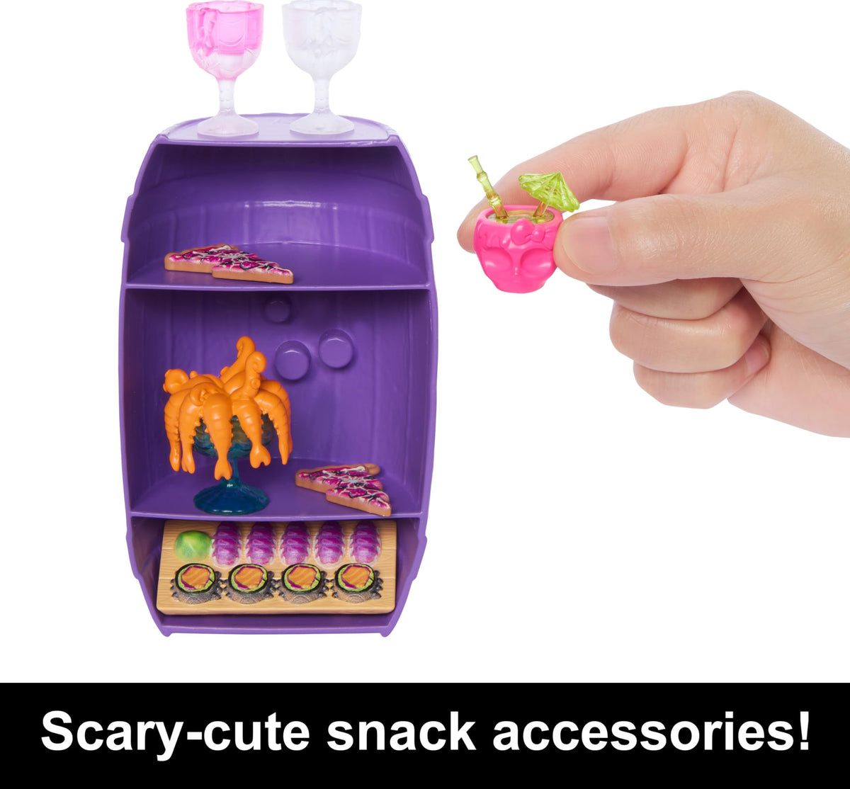 Doll & Playset with Food Accessories & Color-Change Drinks R381663