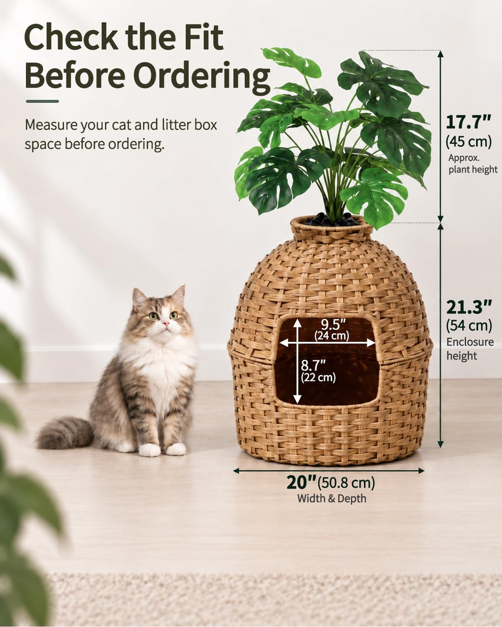 Cat Litter Box Enclosure D365