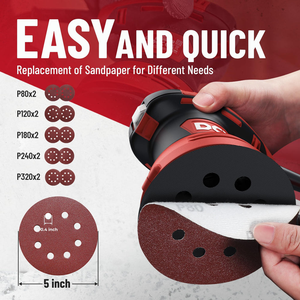 3.0 AMP Corded Random Orbital Sander A34028